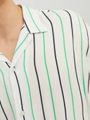 JACK JONES Erkek Kısa Kollu Desenli Gömlek 12233537 - 3