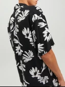 JACK JONES Çiçek Desenli Kısa Kollu Erkek Gömlek 12233536 - 5