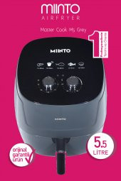 AIRFRYER 5.5lt  Master Cook M5 Grey - 1
