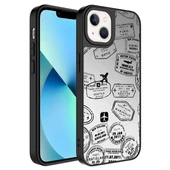 Apple iPhone 13 Kılıf Aynalı Desenli Kamera Korumalı Parlak Zore Mirror Kılıf thumbnail 8