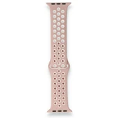 Apple Watch 38-40mm Silikon Kayış - Lila/Beyaz thumbnail 1