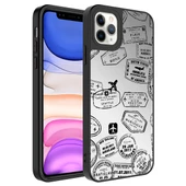 Apple iPhone 11 Pro Max Kılıf Aynalı Desenli Kamera Korumalı Parlak Zore Mirror Kılıf thumbnail 8