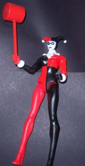 12 Harley Quinn Action Figure İçin Mallet Plastik Aparat - 1