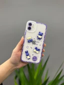 Iphone 14 Pro Max Uyumlu Sevimli Şeffaf Ayıcıklı Silikon Tasarım Kılıf - 3