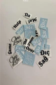 Damat Ayakkabısı Altı Komik Beyaz Etiket Sticker Düğün Şakası - 7