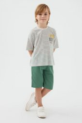 Rolypoly Erkek Çocuk Kısa Kol Bermuda Pijama Takım 3092 - 1