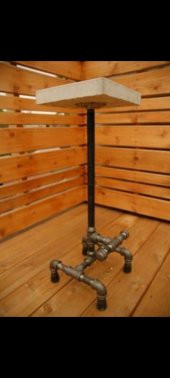 Dekoratif Borudan Tabure - 1