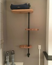 Dekoratif Duvara Borudan Kedi Merdiveni - 1