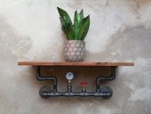 Dekoratif Duvara Borudan Raf - 1