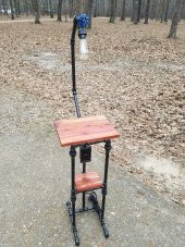 Dekoratif Borudan Sehpa ve Lambader - 1