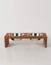 Dekoratif Kedi Köpek Mama Standı - 1