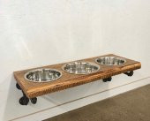Dekoratif Borudan Kedi Köpek Mama Standı - 1
