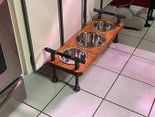 Dekoratif Borudan Kedi Köpek Mama Standı - 1