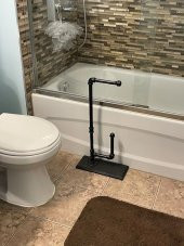 Dekoratif Borudan Tuvalet Kağıdı Askılık - 1