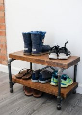 Dekoratif Borudan Ayakkabılık 100 cm - 1