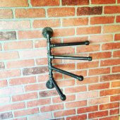 Dekoratif Borudan Havlu Askılık - 2