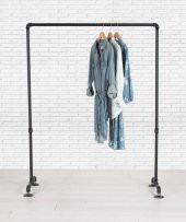 Dekoratif Borudan Askılık 100 cm - 1