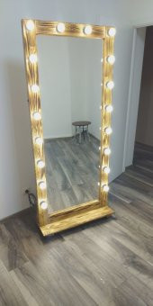 Dekoratif Duvar Ayna ve Lambader - 1