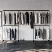 Dekoratif Borudan Askılık 150 cm - 2