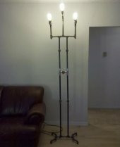 Dekoratif Salona Borudan Aydınlatma Lambader - 1