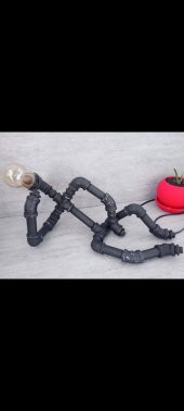 Dekoratif Masaüstü İnsan Modeli Aydınlatma Lambader - 1