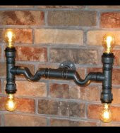 Dekoratif Duvara Borudan Aydınlatma - 1