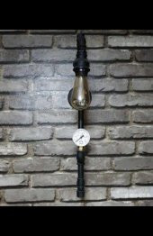 Dekoratif Duvara Borudan Lambader - 2