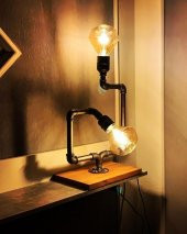 Dekoratif Borudan Aydınlatma Lambader - 1