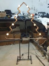 Dekoratif Borudan Salona Lambader - 1