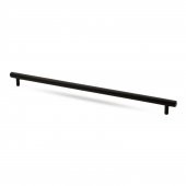 Mobilya Çekmece Dolap Kapak Kulpu Kulbu 288 mm Mat Siyah Metal Kulp - 4