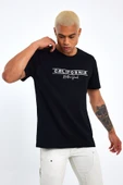 Süperlife Erkek Bisiklet Yaka Regular Fit Californıa Baskılı Tişort SPR23ts304 - 8