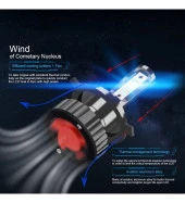 2 Adet H7 Mini Led Xenon Bulut Teknolojisi 70W 10000LM 6500K Yüksek Güç - 3