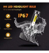 2 Adet H7 Mini Led Xenon Bulut Teknolojisi 70W 10000LM 6500K Yüksek Güç - 4