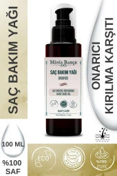 Onarıcı Saç Bakım Yağı, %100 Doğal Ve Katkısız, 100ml - 1