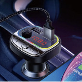 Araç Fm Transmitter Bluetooth Usb Mp3 Sd Kart C21 - 1