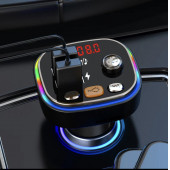 Araç Fm Transmitter Bluetooth Usb Mp3 Sd Kart Çakmaklık Girişli - 2