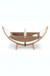 Wellgro Ahşap Bebek Hamağı-Kahve - 1