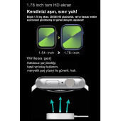 Watch Pro Akıllı Saat Ios & Android Uyumlu Akıllı Saat - 4