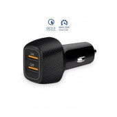Araç içi Şarj Cihazı 3.0A FAST 20W Süper Hızlı 2 Usb Çıkışlı Çakmaklık - 1