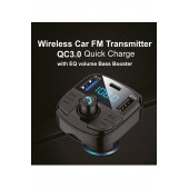 Bluetooth Araç Kiti Pd 3,0 Hızlı Araç Şarjı Mp3 Player Fm Transmitter - 2