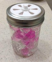 8 Oz Top Kapitone Kristal Jöle Kavanozlar İçin Diy Hava Spreyi Kapağı Plastik Aparat - 1