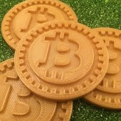 Bitcoin Logosu Logo Crypto Dekoratif Hediyelik Süs Eşyası Maket - 1