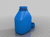 3D Yazdırılabilir Şişe Ve Vida Kapağı Plastik Aparat - 6