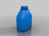 3D Yazdırılabilir Şişe Ve Vida Kapağı Plastik Aparat - 7
