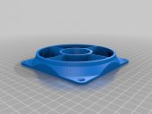 120 Mm Fan Hava Akışı Optimize Edici / Akış Doğrultucu / Meme Plastik Aparat - 10