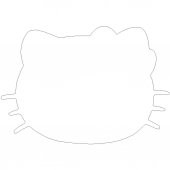 Hello Kitty Les Paul Anahtarlık Plastik Aparat - 3