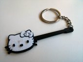 Hello Kitty Les Paul Anahtarlık Plastik Aparat - 1