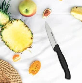 Pirge Sebze Bıçağı Sivri Ecco 38047 9cm Siyah - 1