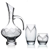 Decocia Pudgy 25 Parça  12 Kişilik Bardak Seti Bosna Karaflı Vega Desenli thumbnail 1