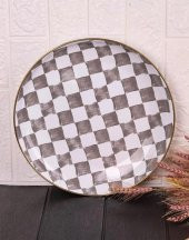 Bambum Damas Emaye Servis Tabağı 26 Cm T4869 - 2